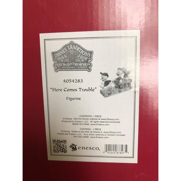 Disney Jim Shore Here Comes Trouble Figurine Huey Dewey & Louie Retired 4054283 - Picture 9 of 9